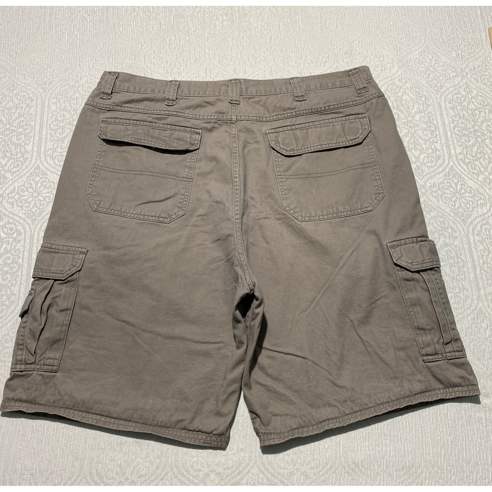 Wrangler Originals Mens Cargo Shorts Brown Taupe Cotton Size‎ 40 60ORBGY